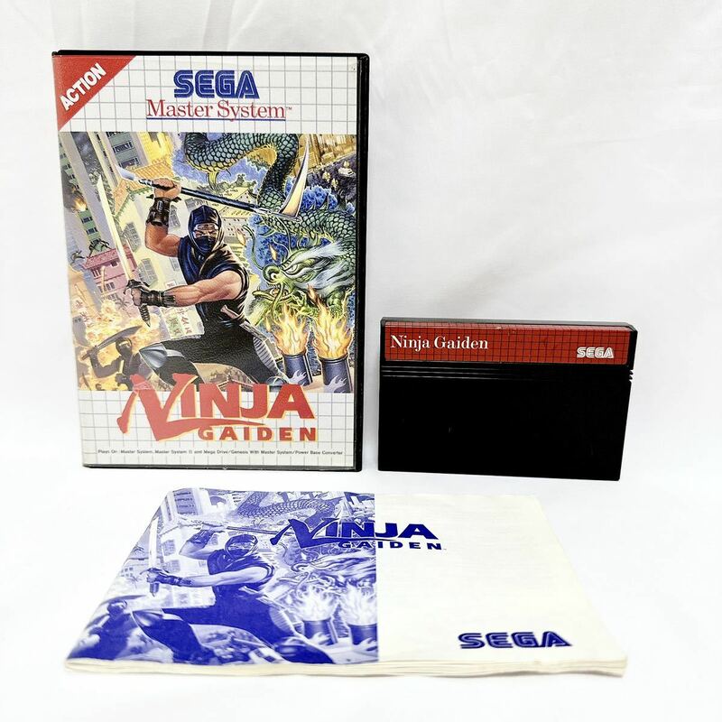 即日発送 美品 Ninja GAIDEN セガ 忍者外伝 SMS 北米版 海外マスターシステム 動作確認済み