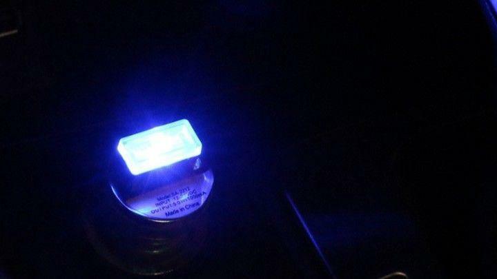 USB 白色LED　パソコン　車