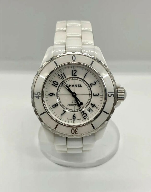 【ITEV5L2G8CT5】CHANEL シャネル J12 H0970 ホワイト オートマ 自動巻 メンズ腕時計