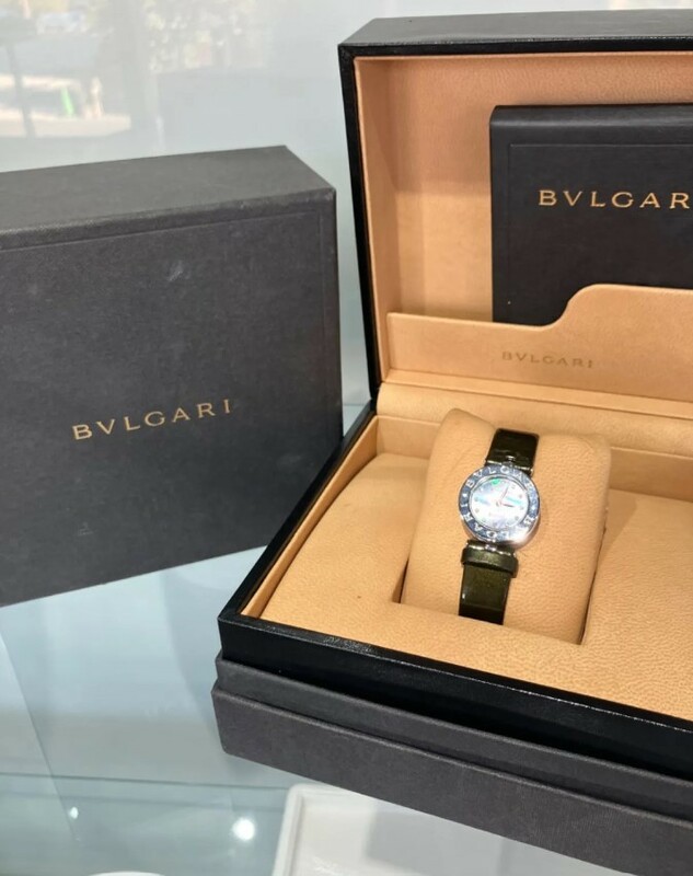 【ITG16LXDHO3C】BVLGARI ブルガリ BZ22S B-zero1 ブルーシェル字盤クオーツ レディース腕時計