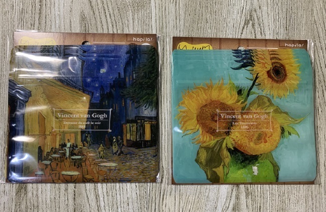 ジッパーバッグ　ゴッホ絵画シリーズ　６枚入り×２種セット/Vincent Van Gogh/ゴッホ/おすそ分け/未使用