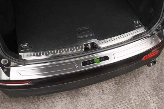 新品 ボルボ XC60 2017- トランク ガード プロテクター　外装ガーニッシュ ステンレス 　内側 外側2Pセット　キズ防止
