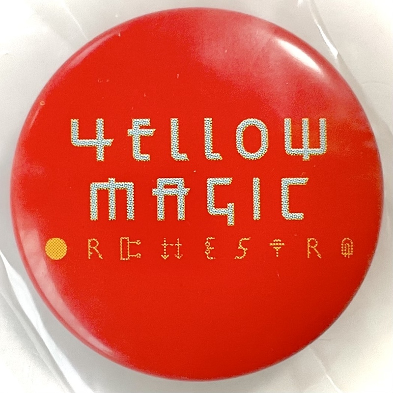 未開封　YMO　缶バッジ　YELLOW MAGIC ORCHESTRA / 赤　　　S318