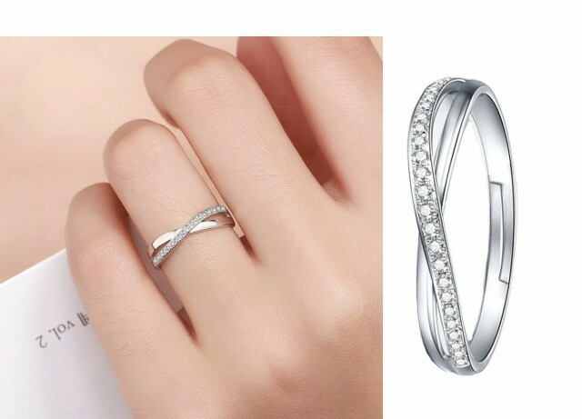 1粒指輪 レディースリング 指輪 スライド調整 アレルギー対応 ジュエリー 指輪レディース 結婚指輪 婚約指輪 プレゼント