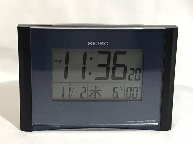 ★送料無料★【 SEIKO 】セイコー 電波目覚まし時計 SQ650K デジタル