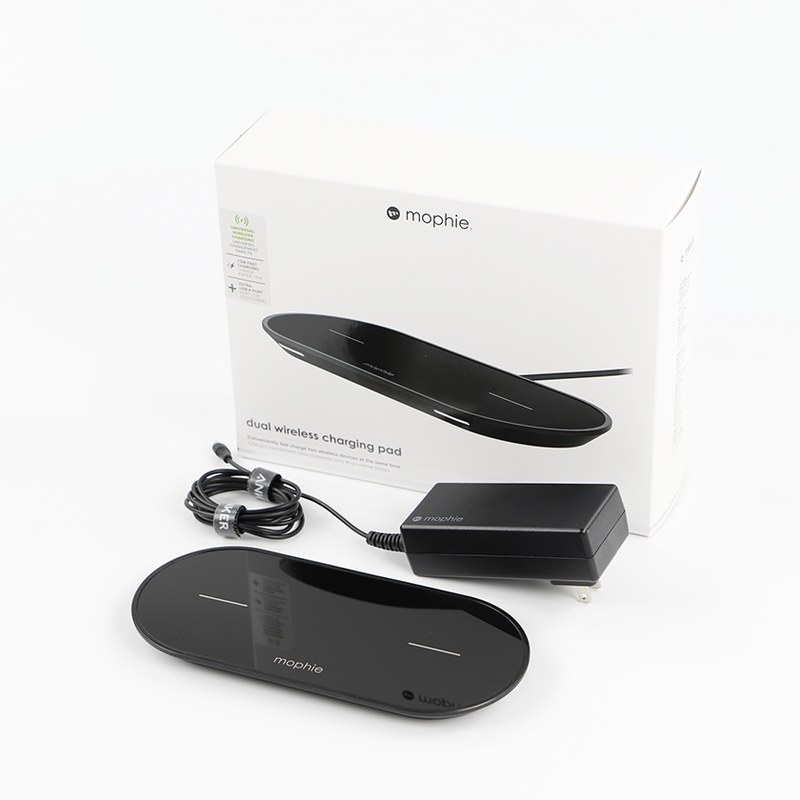 mophie dual wireless charging pad Qiワイヤレス充電台 ブラック (2019年9月購入）ジャンク商品