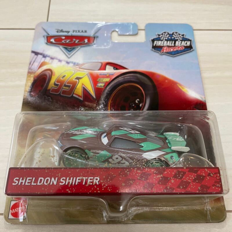 マテル カーズ SHELDON SHIFTER SPUTTER STOP ミニカー キャラクターカー シェルドン シフター 92 MATTEL CARS ファイアー ボール ビーチ