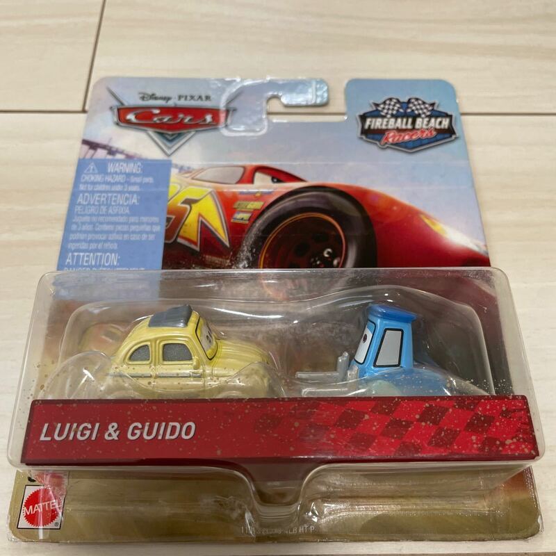 マテル カーズ ルイジ グイド LUIGI GUIDO ミニカー キャラクターカー MATTEL CARS ファイアー ボール ビーチ