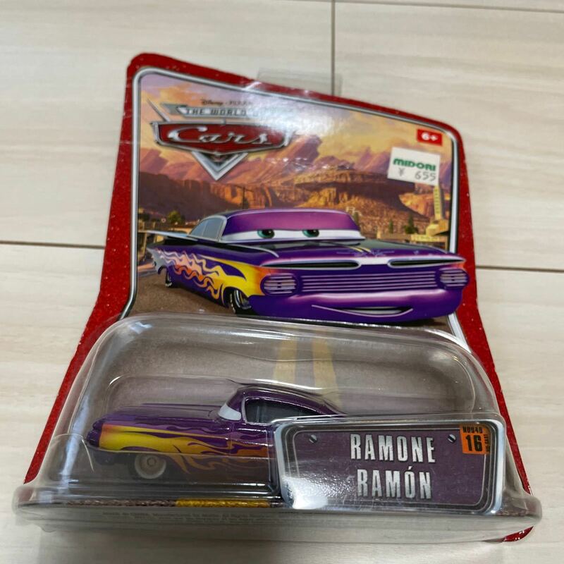 マテル カーズ MATTEL CARS RAMONE パープル　ラモーン 紫色 ミニカー キャラクターカー