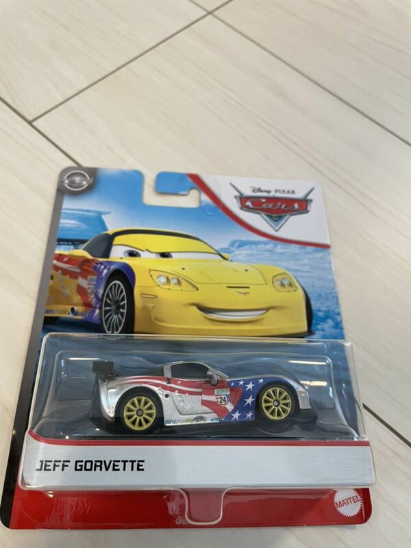 マテル カーズ　SILVER COLLECTION JEF GORVETTE ジェフ　ゴルベット　シルバー　コレクション　MATTEL CARS ミニカー キャラクターカー