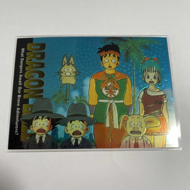 DRAGON BALL ドラゴンボール 1995 キラ カード no.43 CHROMIUM REFRACTOR トレカ #43 孫 悟空 クリリン ウーロン ヤムチャ ブルマ プーアル