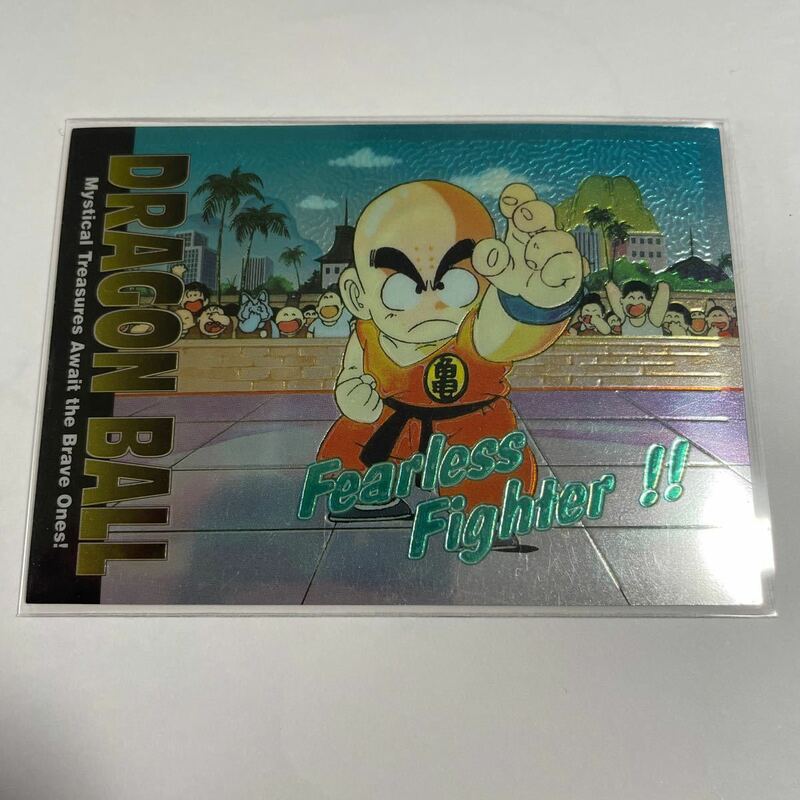 DRAGON BALL ドラゴンボール 1995 キラ カード no.17 CHROMIUM REFRACTOR #17 クリリン 鳥山明