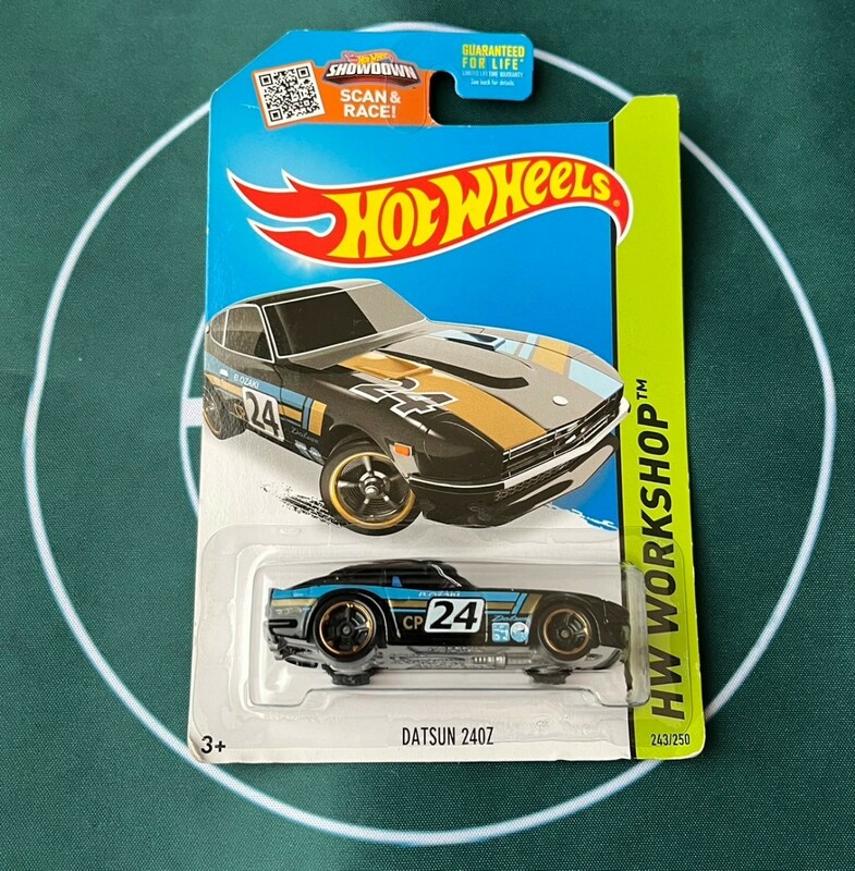 ＊Hot Wheels ダットサン240Z 未開封 ミニカー ブラック 日産 Mattel HW WORKSHOP 2015