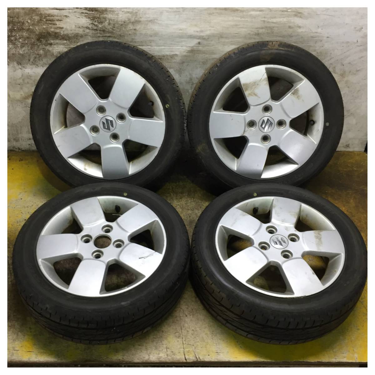 1 BRIDGESTONE NEXTRY 165/55R14 2021年製 9.5分目 スズキ MRワゴン アルト ラパン セルボ パレット ワゴンＲ 等 *6036