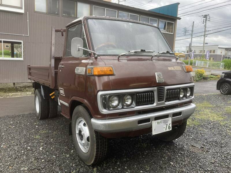 奇跡の働く現役だんぷかーDV28Dだるまダイナ/デルタ3代目ダルマ野郎！看板ダンプ・珍車・クラシックカー・骨董車・旧車2トントラック