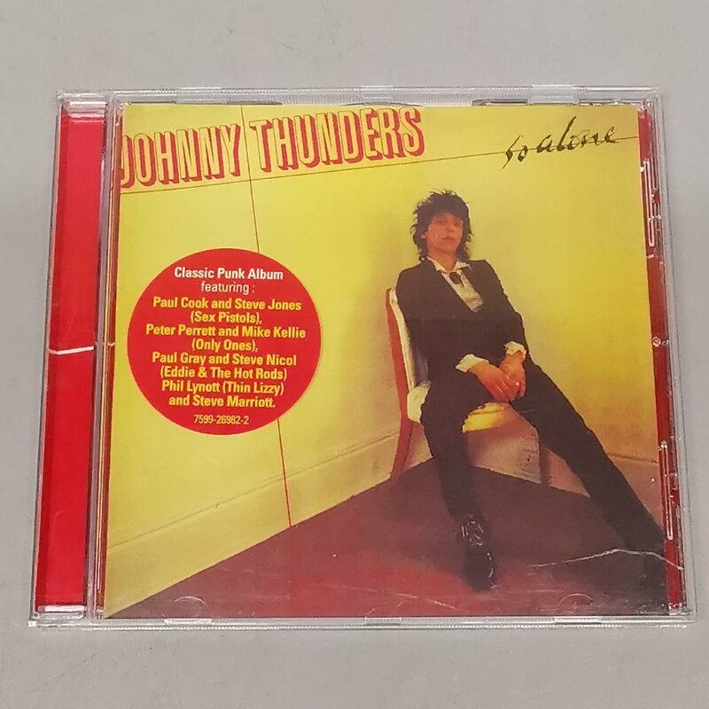 CD Johnny Thunders ジョニー・サンダース / So Alone Steve Marriott スティーブ・マリオット Sire REAL RECORDS Z4171