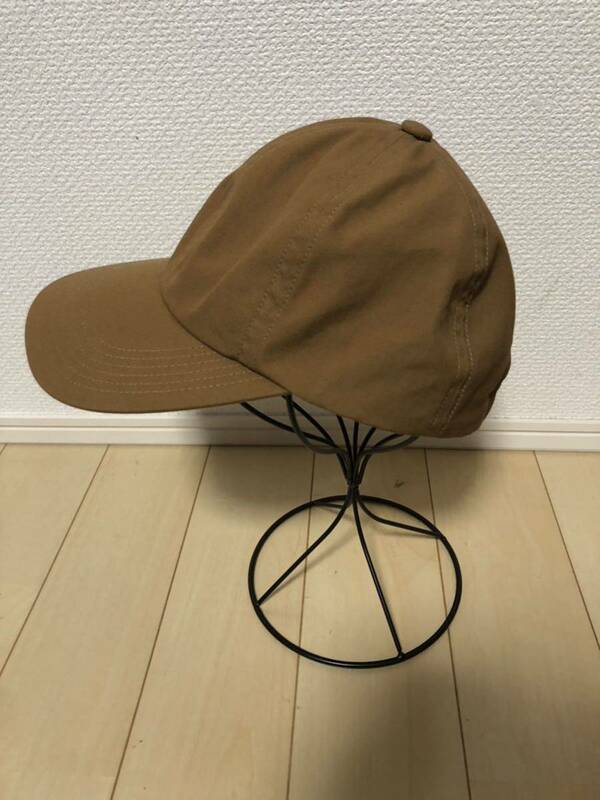 23aw LIGHT CANVAS 6PANEL CAP (EW-012B) KIJIMA TAKAYUKI キジマタカユキ　ライトブラウン　キャップ 帽子
