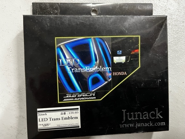 ジュナック LEDトランスエンブレム(フロント) LTE-H3 ホンダ エリシオン RR 2007/01-