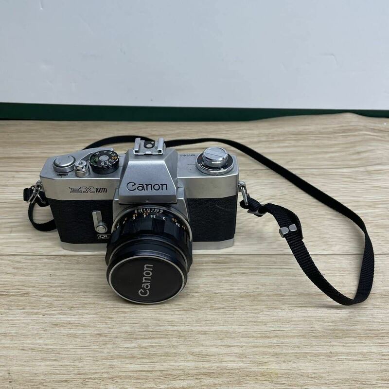 キャノン Canon EX AUTO 一眼レフ フィルムカメラ/50mm 1:1.8 動作未確認【管2328S】