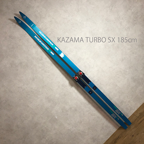 KAZAMA カザマ TURBO SX ターボ 185cm クロスカントリー スキー ビンディング セット ウロコあり ウィンター スポーツ アウトドア 札幌