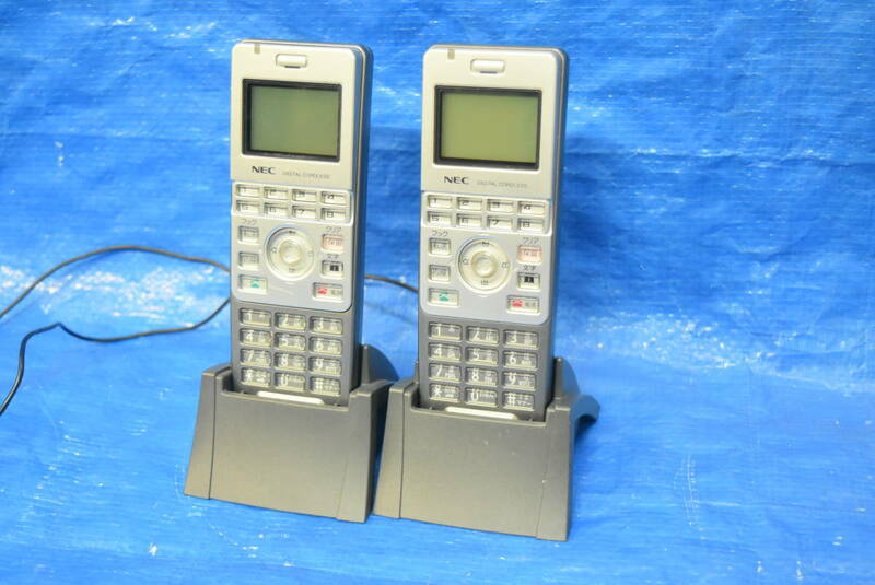 NEC　デジタルコードレス電話機2台セット Aspire UX 【IP3D-8PS-2】　◆IN3047-57(1130)◆