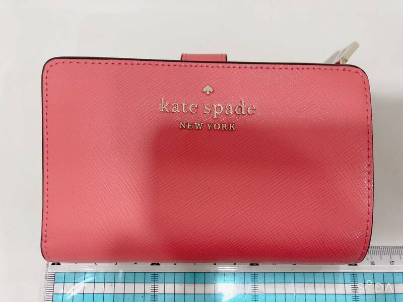 ◆【ほぼ未使用】ケイトスペード KATE SPADE 財布 2つ折り　ピンク　 レディース