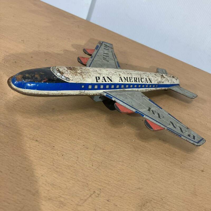Pan American パンアメリカン航空 飛行機 Super Jet ブリキ