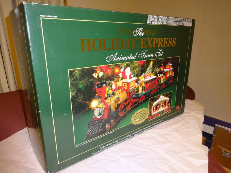 The HOLIDAY EXPRESS Animated Train Set NO.384 クリスマス トレインセット 未組み立て・新品 NEW BRIGHT社製？