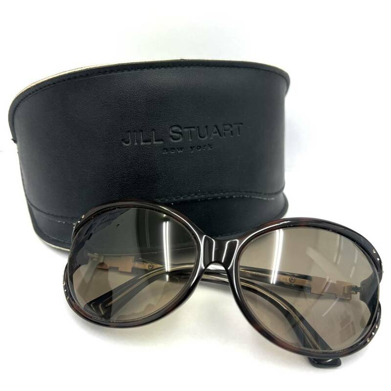 【K】JILL STUART　new york　ジルスチュアート　サングラス　JS55003　レディース　ブラウン　べっ甲柄　ケース・眼鏡拭きあり【2623】