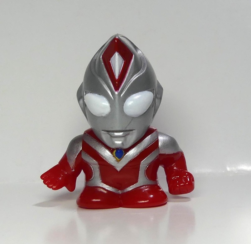 「ウルトラマンダイナ（ストロングタイプ）」■ウルトラマンダイナ ソフビコレクション2■SDキャラ ちびキャラ バンダイガシャポン指人形