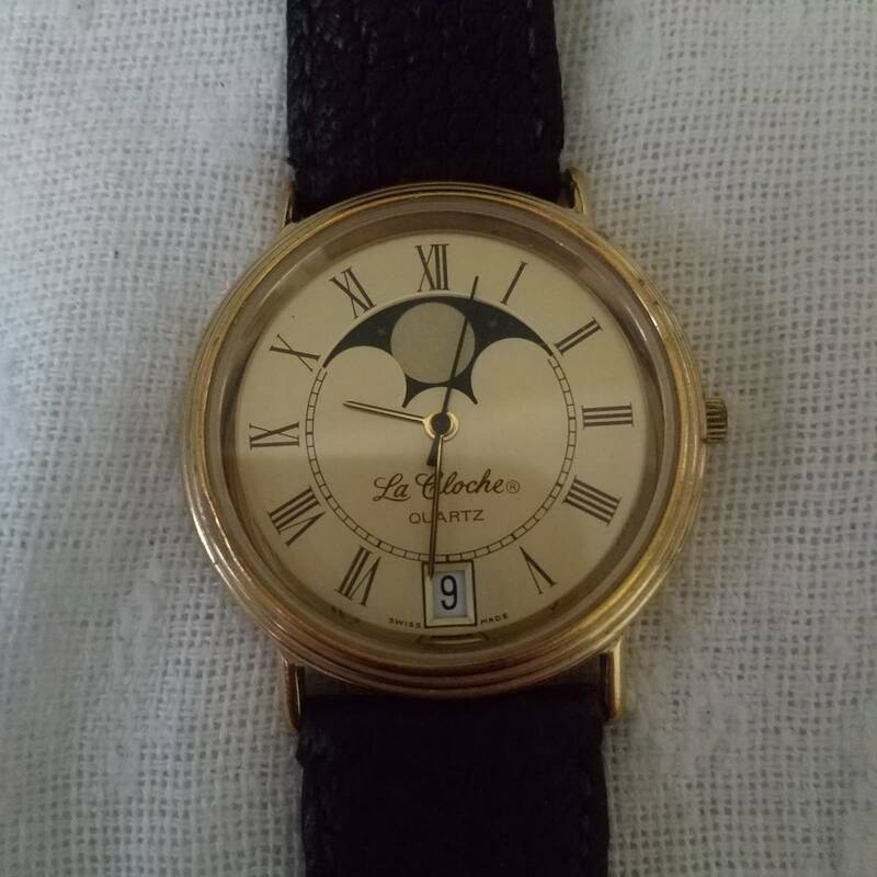 La Cloche ムーンフェイズ スイス製 腕時計