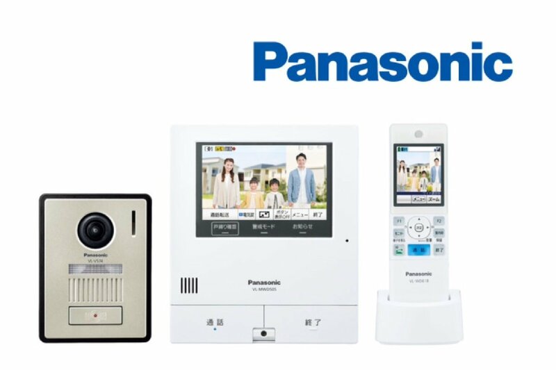 [Panasonic/パナソニック] テレビドアホン VL-SWD505KF ワイヤレスモニター付 インターホン 電源コード式 /C2122