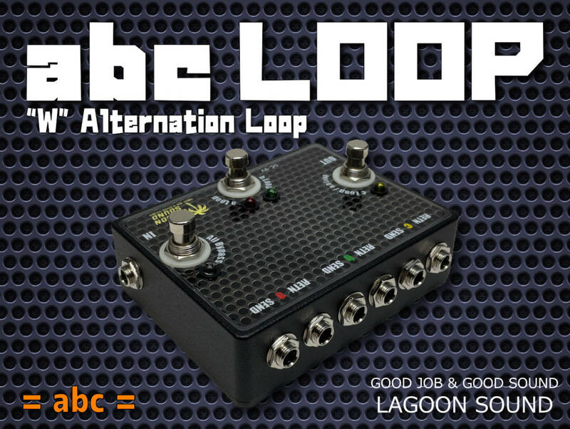 abc】 abc LOOP 《abc 瞬時切替#３ループ セレクター》=abc=【a Loop/b Loop/c Loop/ALL-TRUE BAYPASS】#3LOOP#Line Selector#LAGOON SOUND
