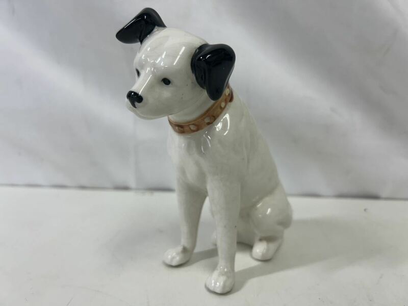 【現状品】Victer 犬 陶器人形 レトロ【35156】