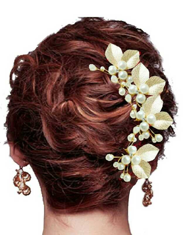 金葉ヘアピンUピンかんざし簪4本セット髪飾り結婚式フォーマルパーティー成人式着物