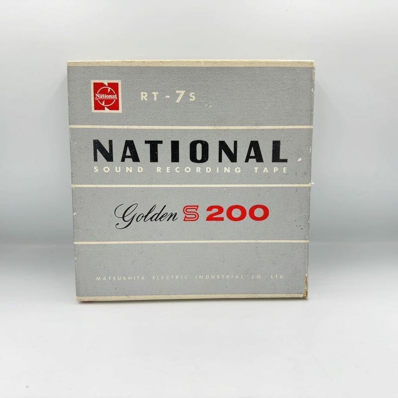 NATIONAL ナショナル GOLDEN S 200 RT-7s 7号 オープンリールテープ 日本製 MADE IN JAPAN