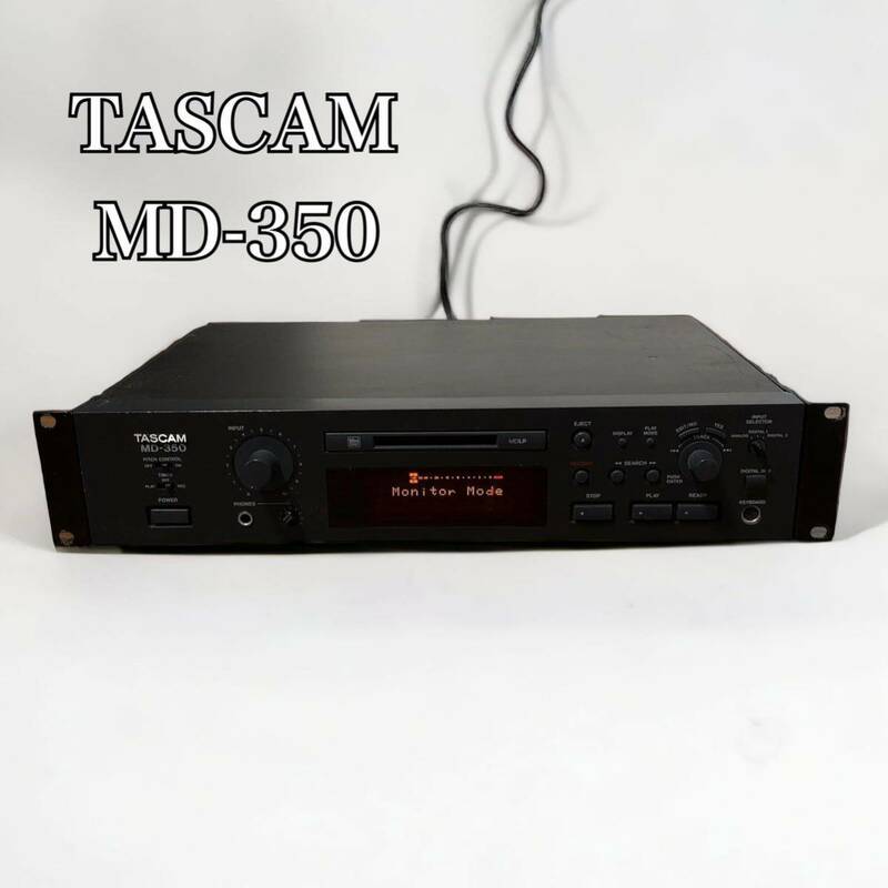 TASCAM タスカム MD-350 業務用 MDデッキ 動作確認済み