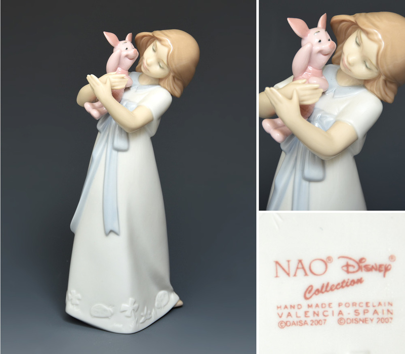 NAO ナオ『私のピグレット』フィギュア フィギュリン 西洋人形 インテリア 磁器人形 スペイン LLADRO リヤドロ クマのプーさん　z5906o