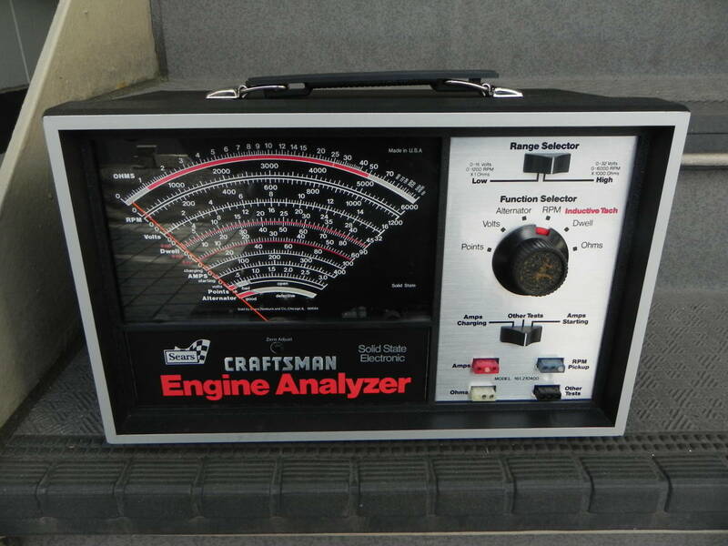 中古 　★　Sears　CRAFTSMAN　　Engine　Analyzer