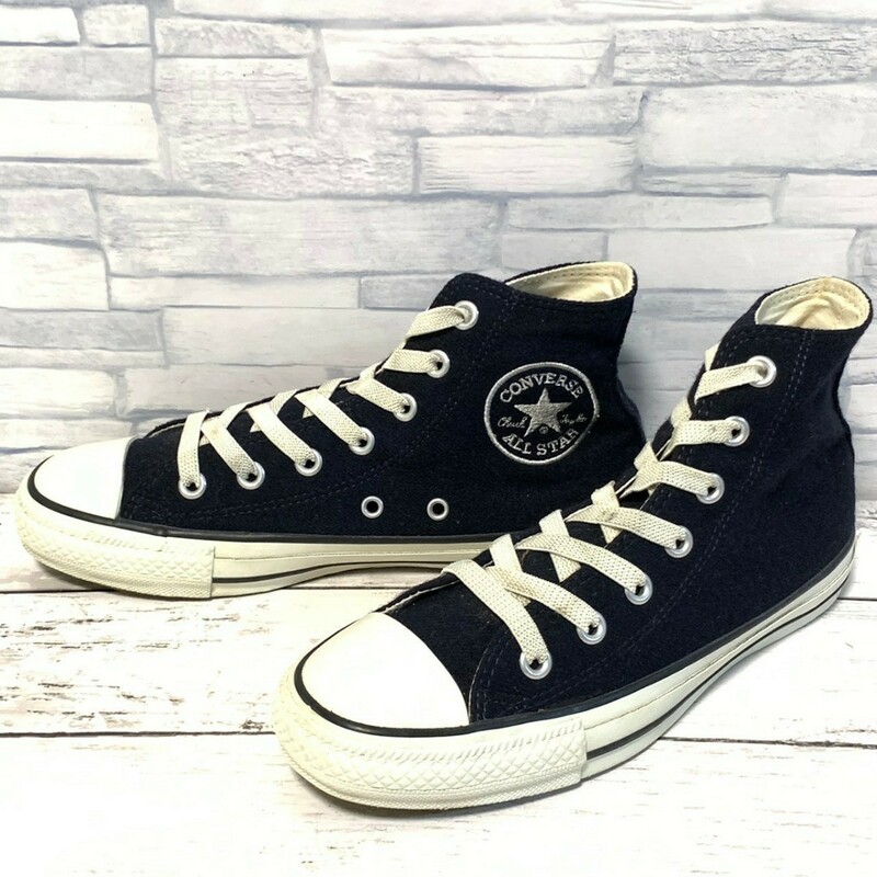 R5020bE CONVERSE コンバース ハイカットスニーカー サイズ23.5cm レディース ネイビー ALL STAR オールスター WOOL HI ウールハイ 1CK043