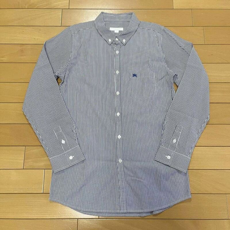 美品★BURBERRY／バーバリー★長袖シャツ ストライプシャツ 14Y 164