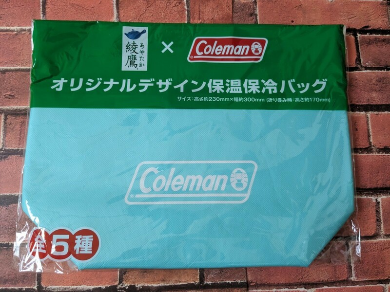 即決●綾鷹×Coleman●オリジナルデザイン保温保冷バッグ●新品●コールマン●匿名配送あり