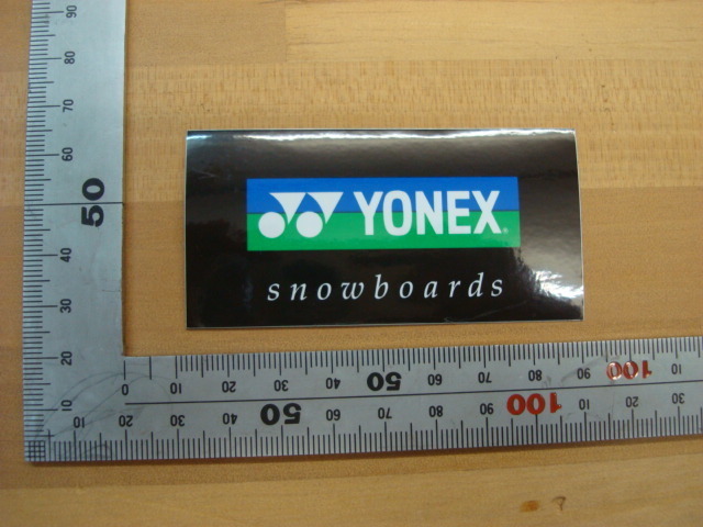新品YONEX SNOWBOARDS (ヨネックススノーボード)ステッカー 小