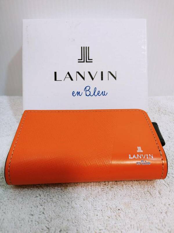 展示品未使用 LANVIN en Bleu ランバン オン ブルー コイン&キーケース