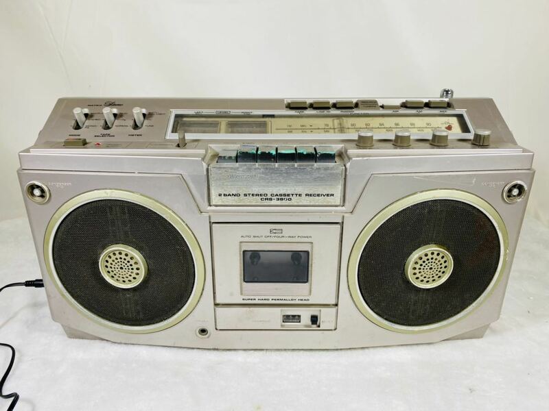通電OK SUPERSCOPE スーパースコープ CRS-3800 ラジカセ MATRIX Stereo ラジオ カセット ジャンク