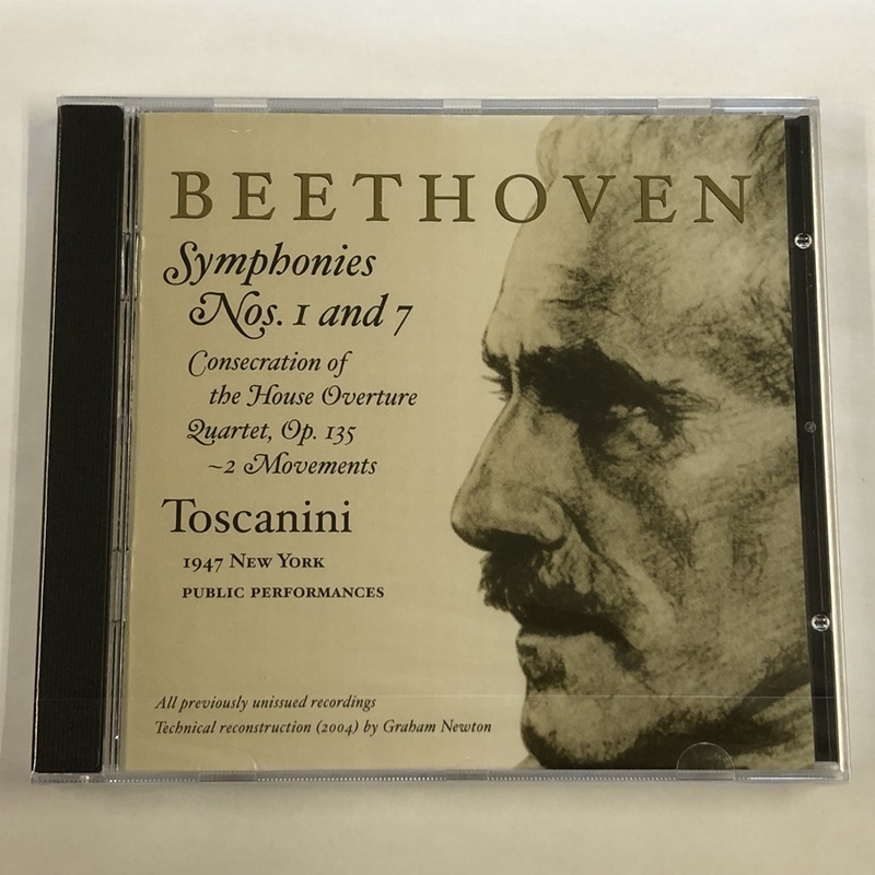 トスカニーニ ベートーヴェン 交響曲第１番&第7番 NBC 1947 M&A CD 1136 未開封 CD