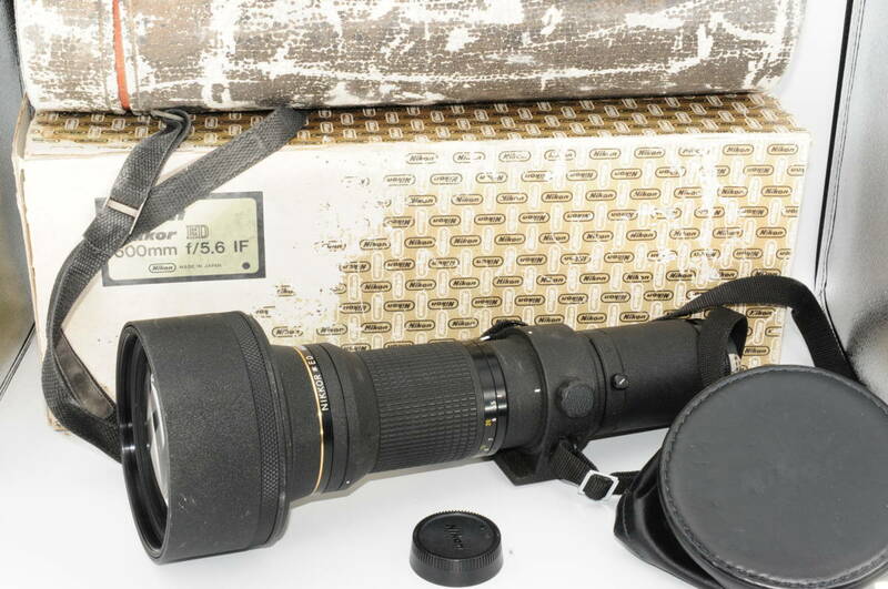 Nikon　 Ai-s　　600mm　1:5.6　 ED NIKKOR　　箱 ケース キャップ 等　　ニコン　　600 5.6　..