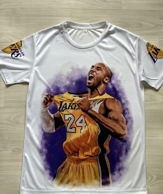 ★新品 NBA コービー・ブライアント LAKERS シャツ ユニフォーム Tシャツ ロサンゼルス・レイカーズ ジョーダン カリー レブロン　未使用品