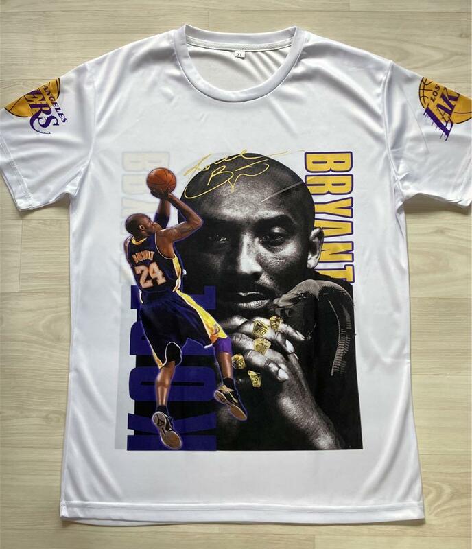 【新品】 NBA コービー・ブライアント LAKERS シャツ ユニフォーム Tシャツ ロサンゼルス・レイカーズ ジョーダン カリー レブロン　未使用