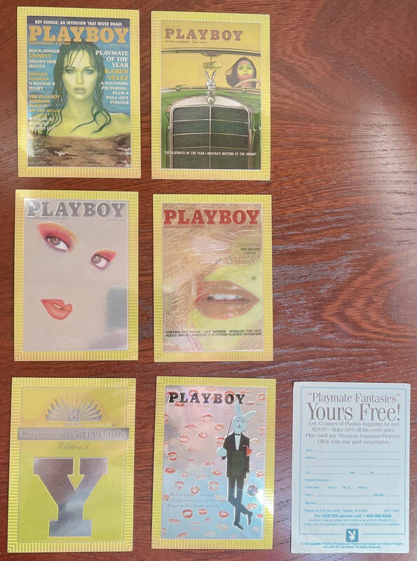 ★PLAYBOY プレイボーイ 95年 コレクタブルカード トレーディングカード 6枚